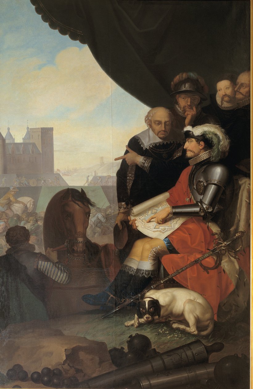 Federico II costruisce il Castello di Kronborg a Elsinore da Nicolai Abildgaard