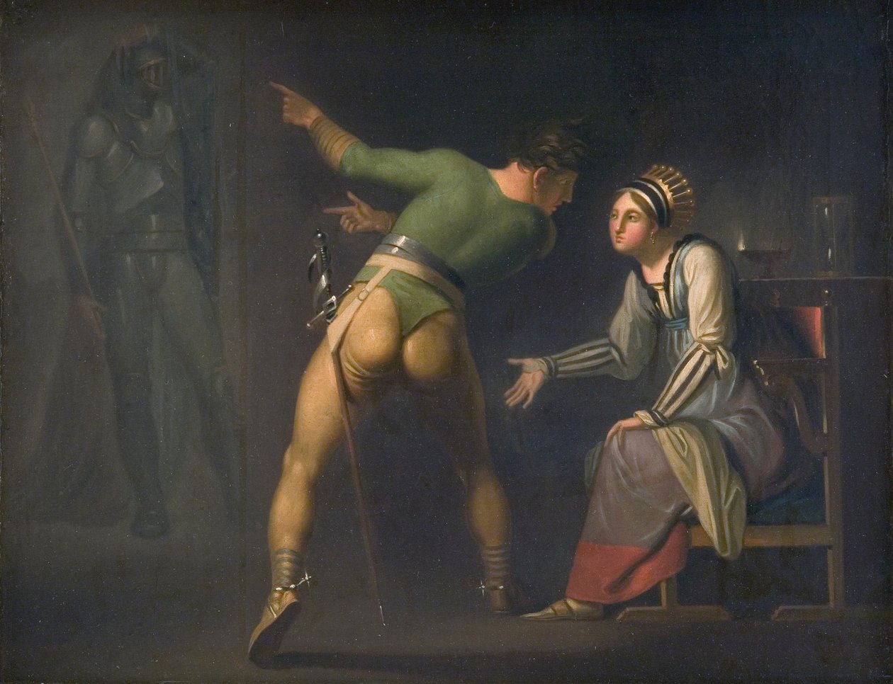 Amleto e sua madre. Episodio dall