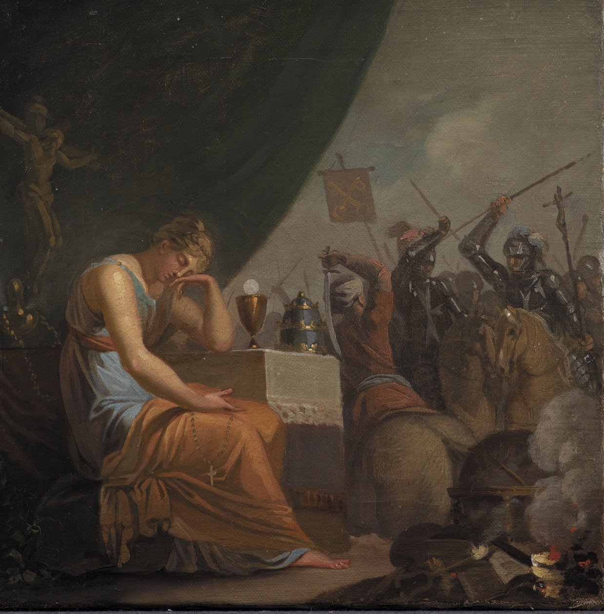 Gerarchia al suo apice al tempo delle crociate da Nicolai Abildgaard