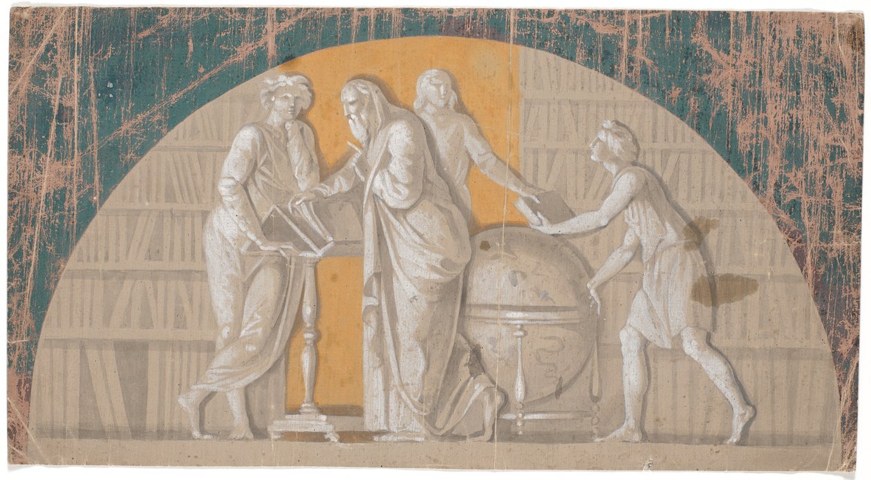 Fondazione della Biblioteca Reale da Nicolai Abildgaard