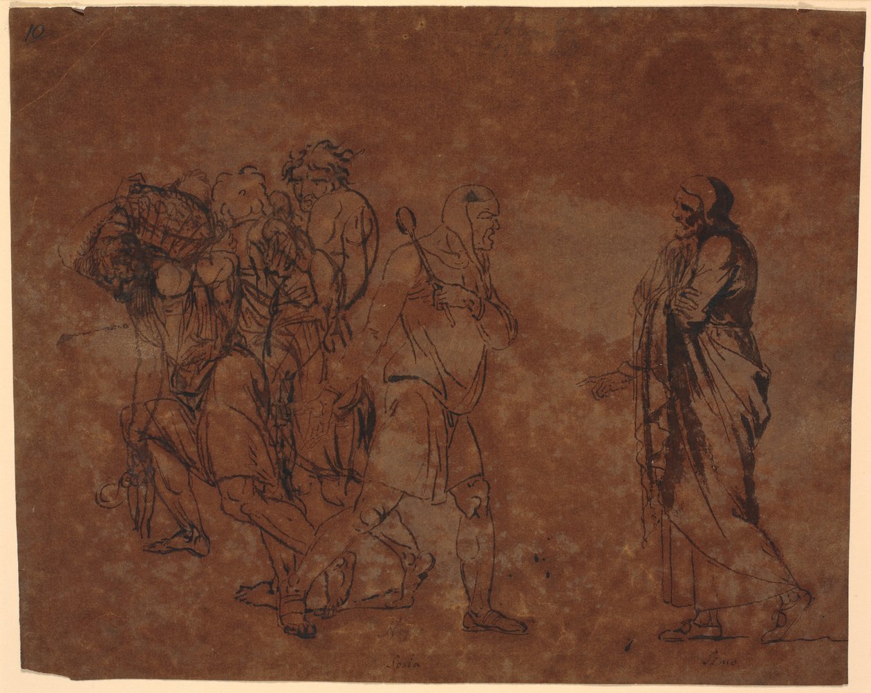 Studio di Simo, Sosia e gli schiavi, nell