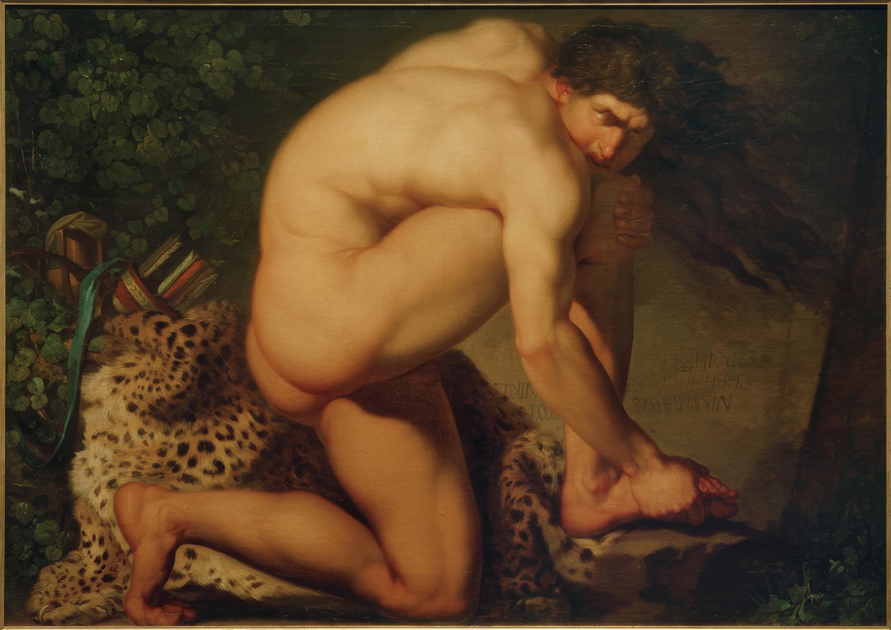 Filottete ferito da Nicolai Abraham Abildgaard
