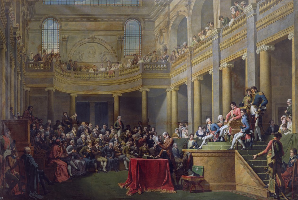 Il comitato di Lione, 26 gennaio 1802, 1808 da Nicolas Andre Monsiau