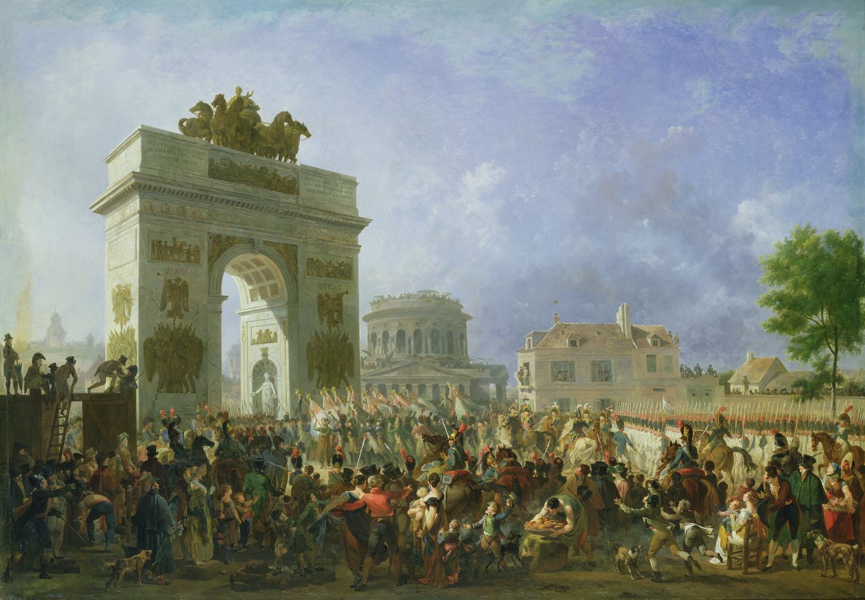 Ingresso della Guardia Imperiale a Parigi alla Barriere de Pantin, 25 novembre 1807 da Nicolas Antoine Taunay