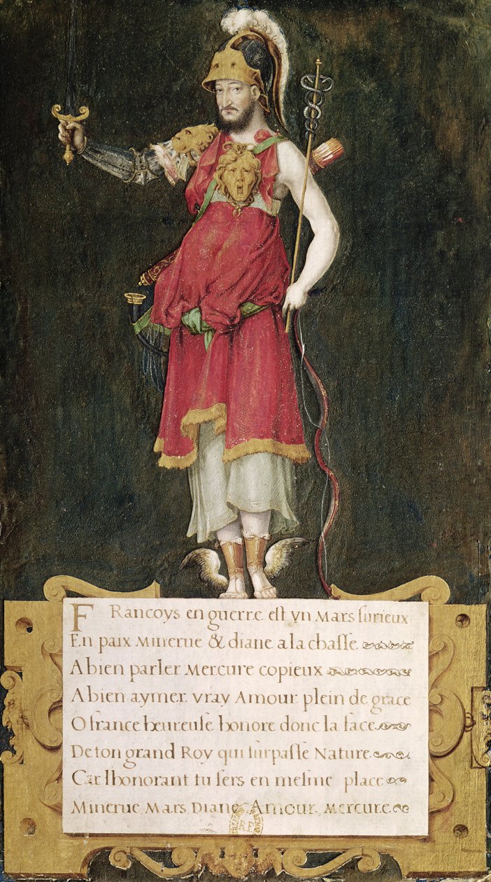 Francesco I come divinità composita da Nicolas Belin