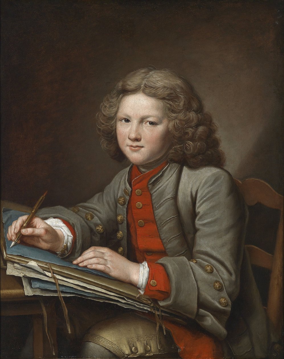 Un ragazzo che disegna da Nicolas Bernard Lepicie