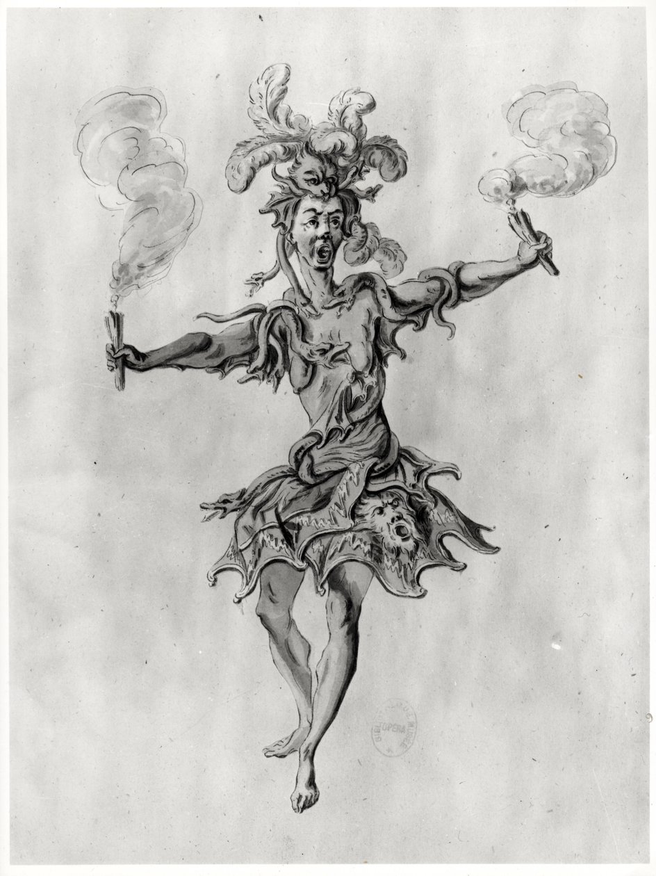 Bozzetto di costume per il balletto 