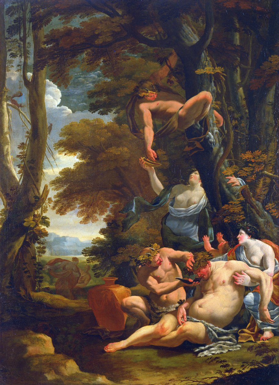 Sileno Ubriaco, 1640-50 da Nicolas Chaperon