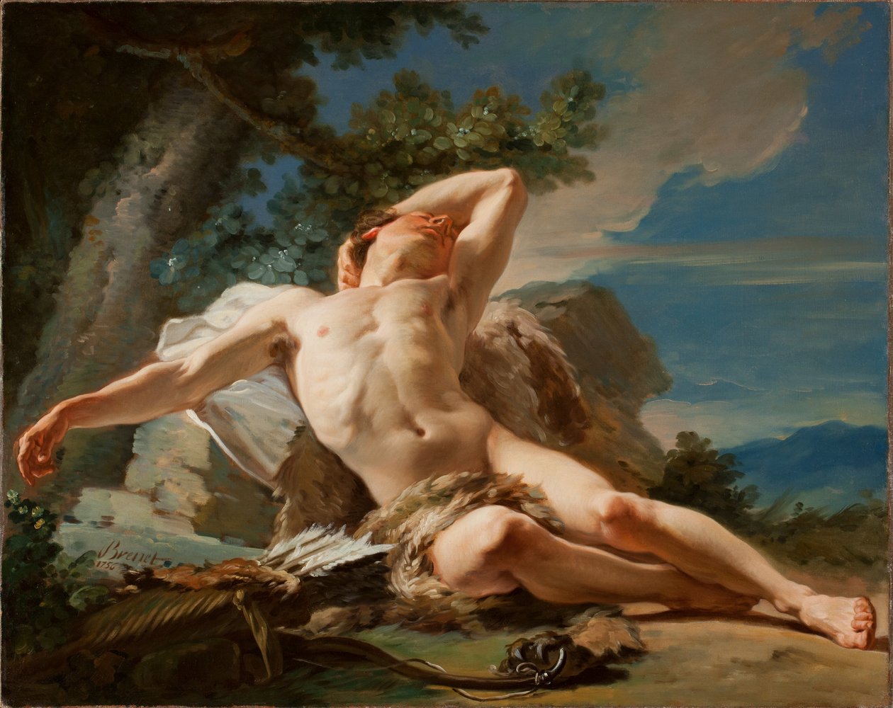 Endimione dormiente, 1756 da Nicolas Guy Brenet