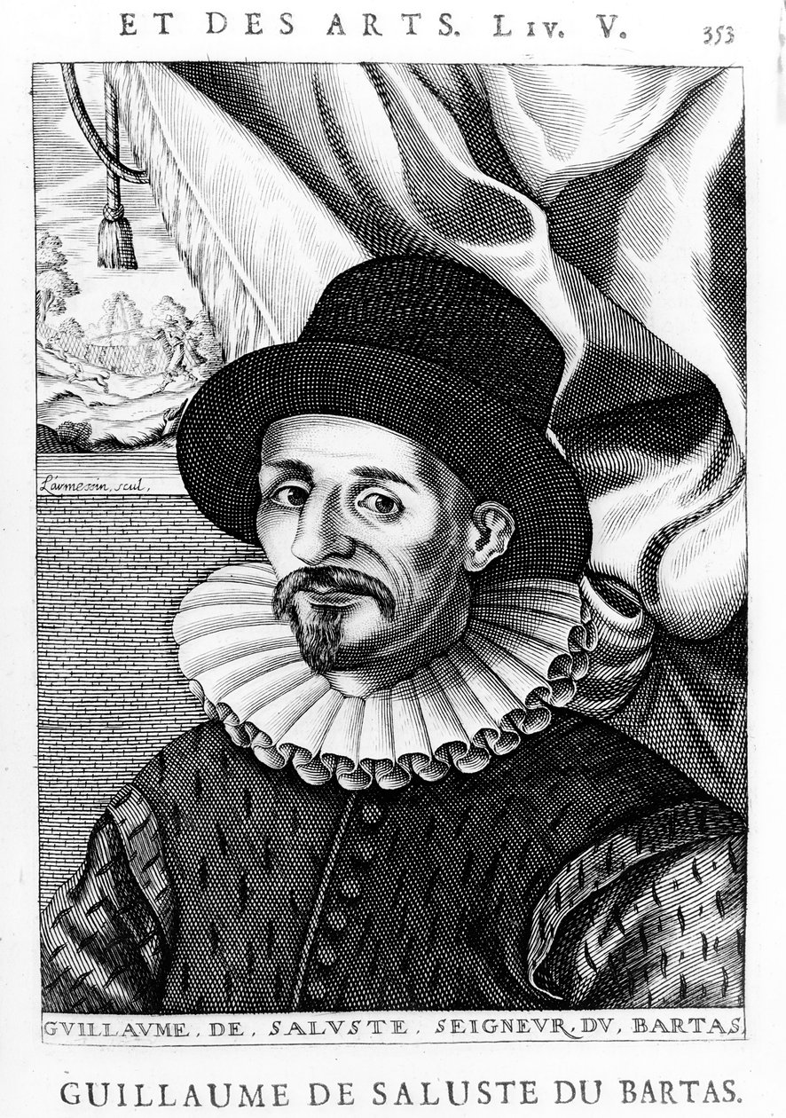 Guillaume de Salluste du Bartas da Nicolas II de Larmessin