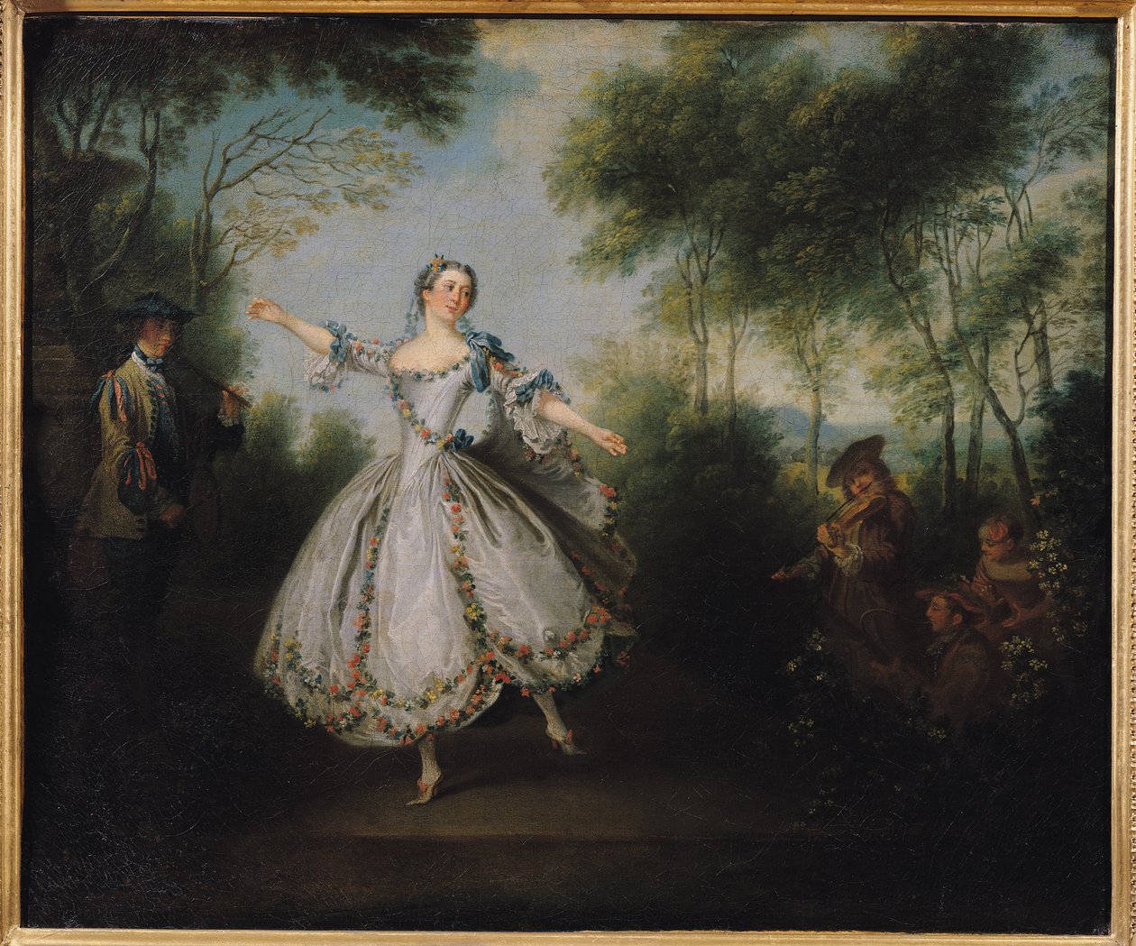 Marie-Anne Cuppi (1710-70) conosciuta come La Camargo, ballando, 1730 da Nicolas Lancret