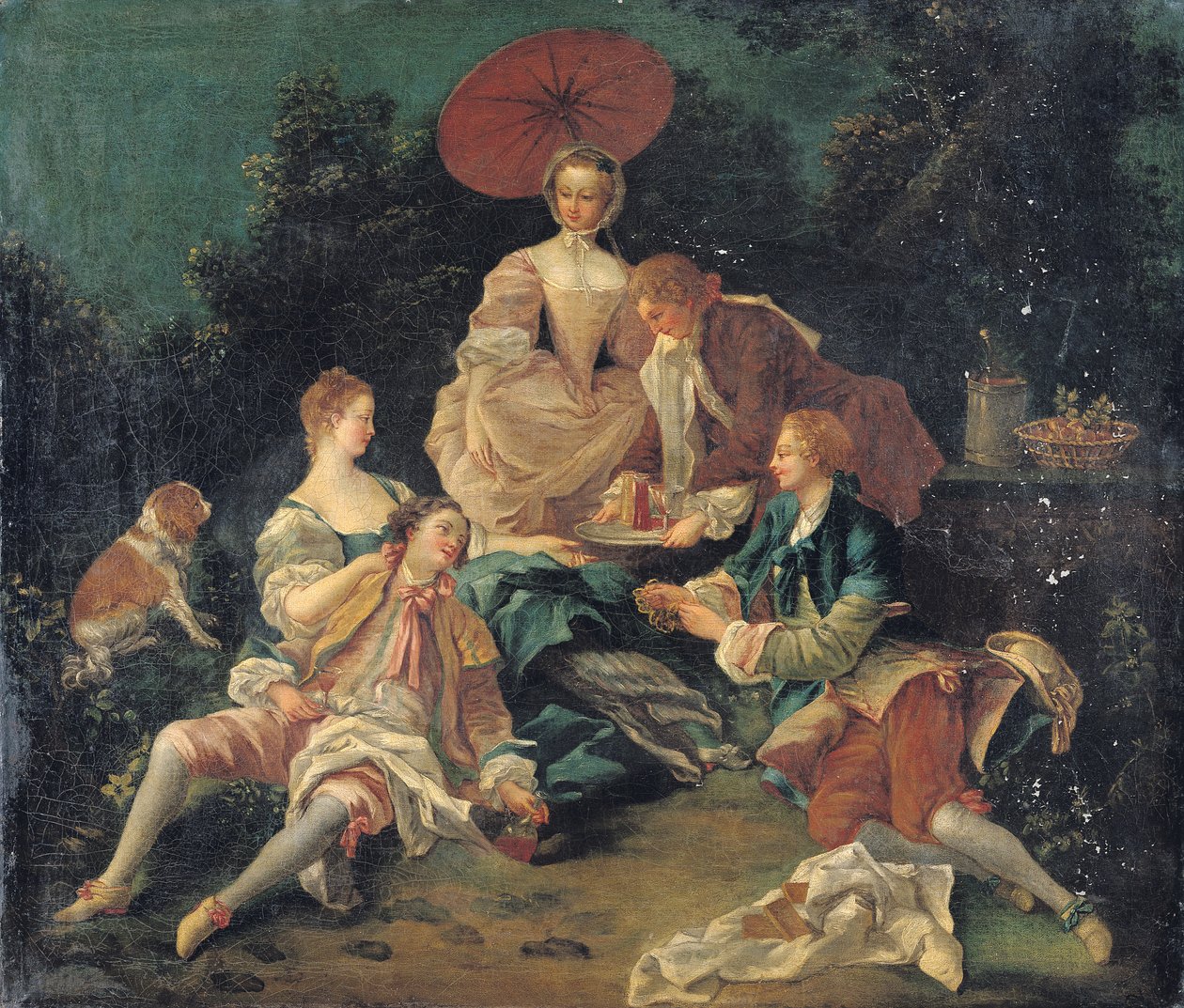 Picnic in un Parco da Nicolas Lancret