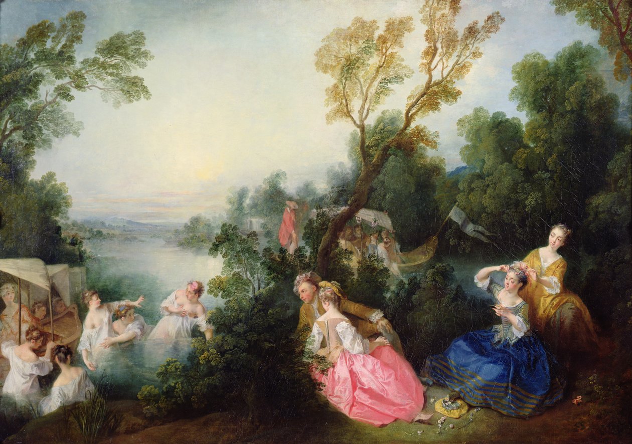 I piaceri del bagno da Nicolas Lancret