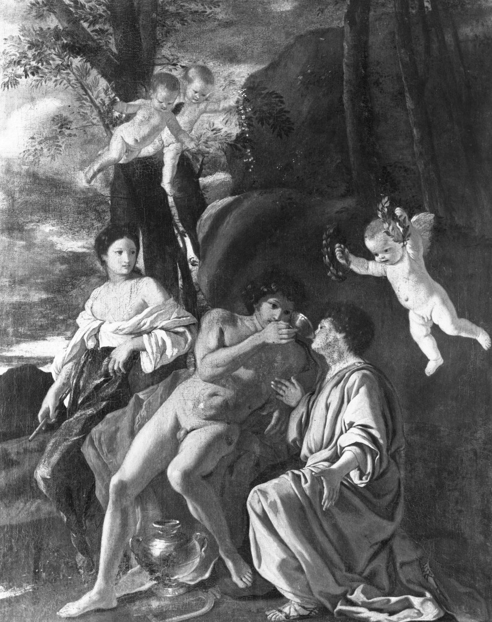 Ispirazione di Anacreonte da Nicolas Poussin