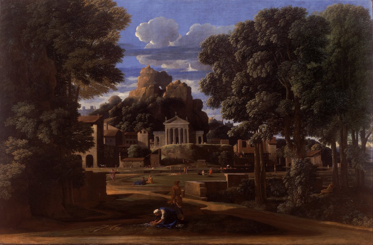 Paesaggio con le ceneri di Focione da Nicolas Poussin