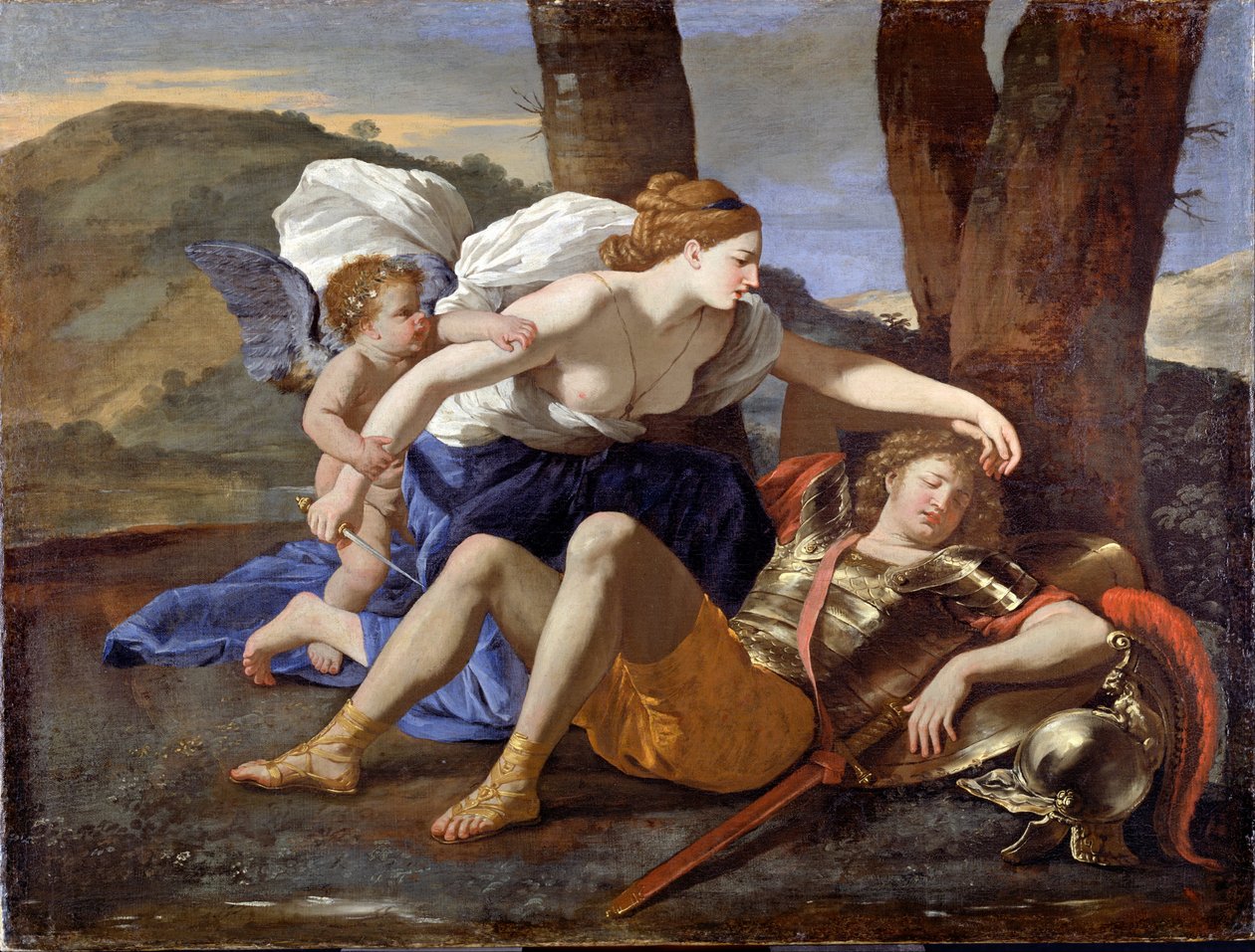 Rinaldo e Armida da Nicolas Poussin