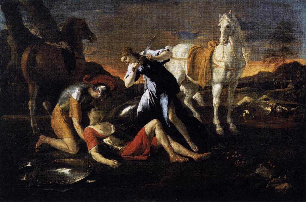 Tancredi ed Erminia da Nicolas Poussin