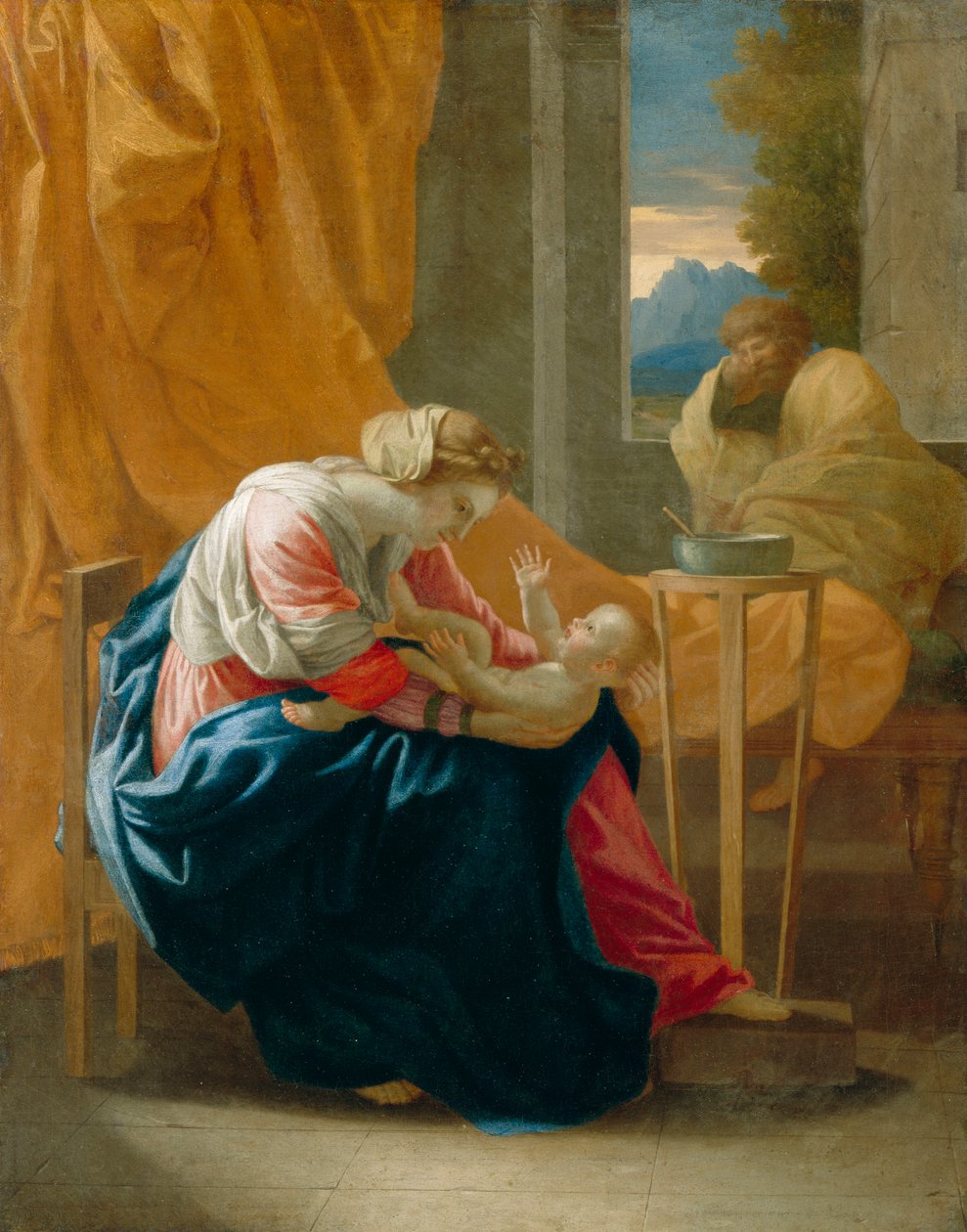 La Sacra Famiglia, 1641 da Nicolas Poussin