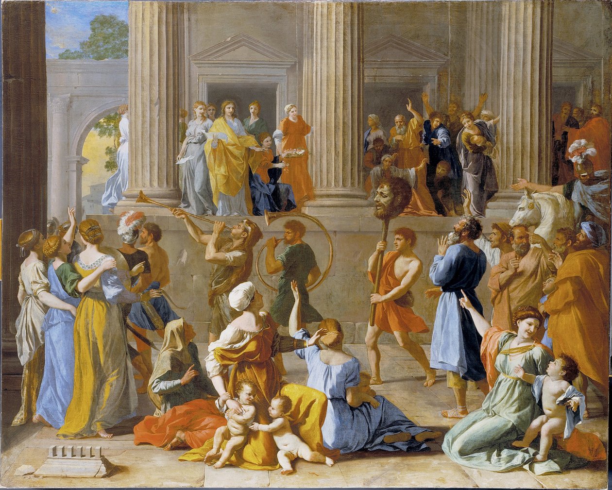 Il trionfo di Davide da Nicolas Poussin
