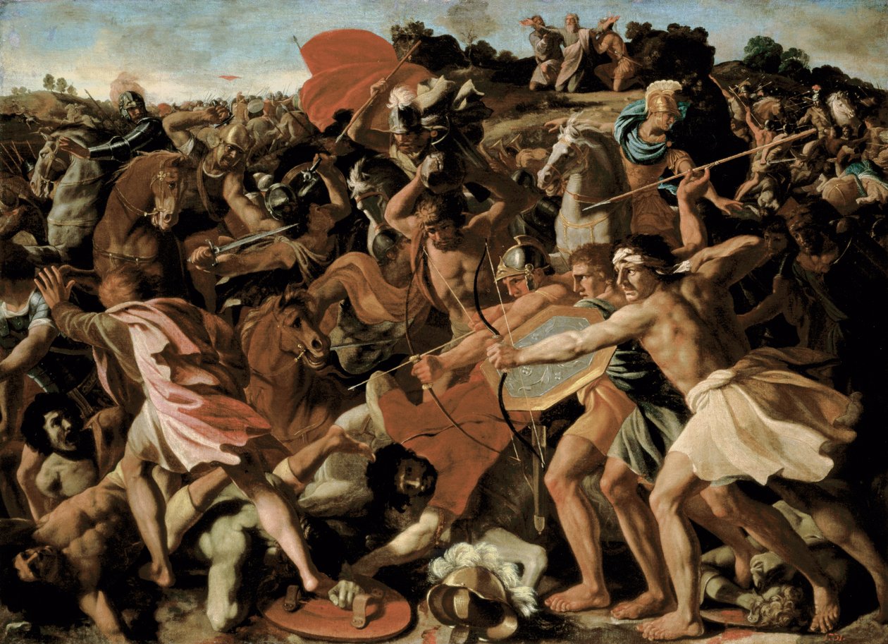 Vittoria di Giosuè sugli Amaleciti, 1625-6 da Nicolas Poussin