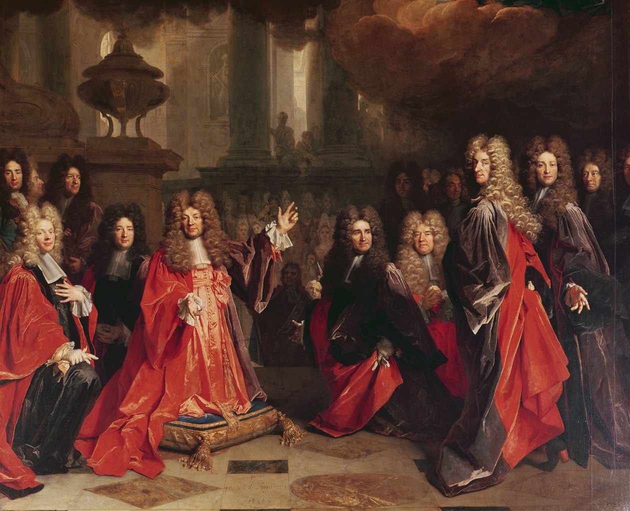Ex-Voto, (dettaglio) da Nicolas de Largillière