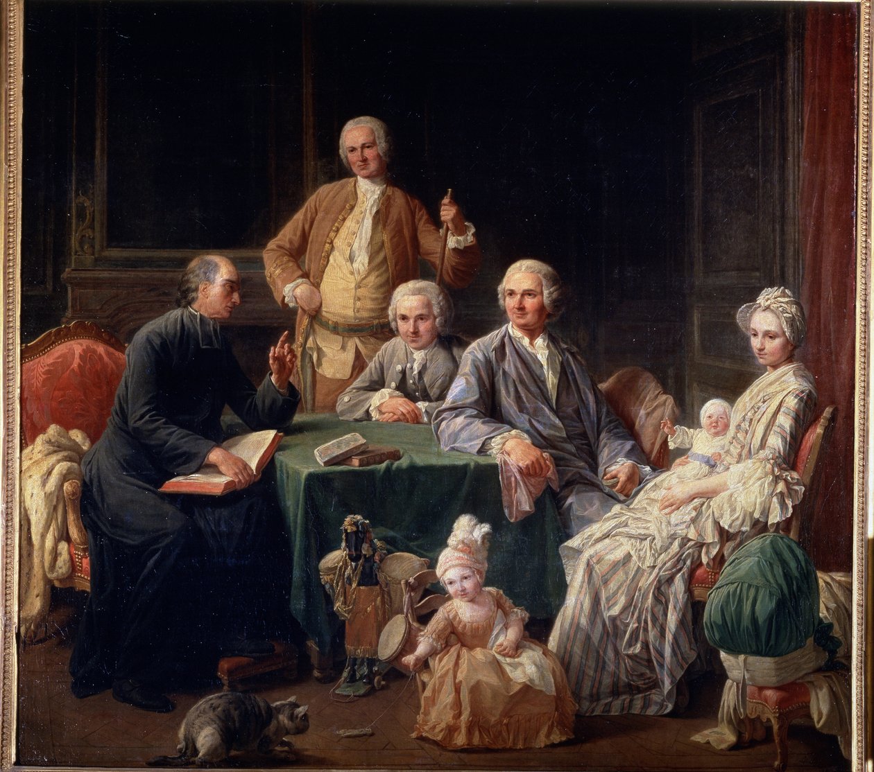 Ritratto della famiglia Leroy da Nicolas Bernard Lepicie