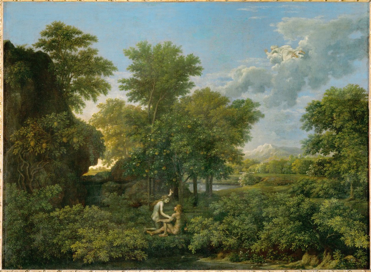Le Printemps, ou le Paradis Terrestre - La primavera, o il paradiso terrestre ... da Nicolas (attr.to) Poussin