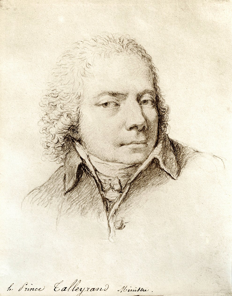 Ritratto del politico francese Charles Maurice de Talleyrand Perigord da Nicolas Andre Monsiau