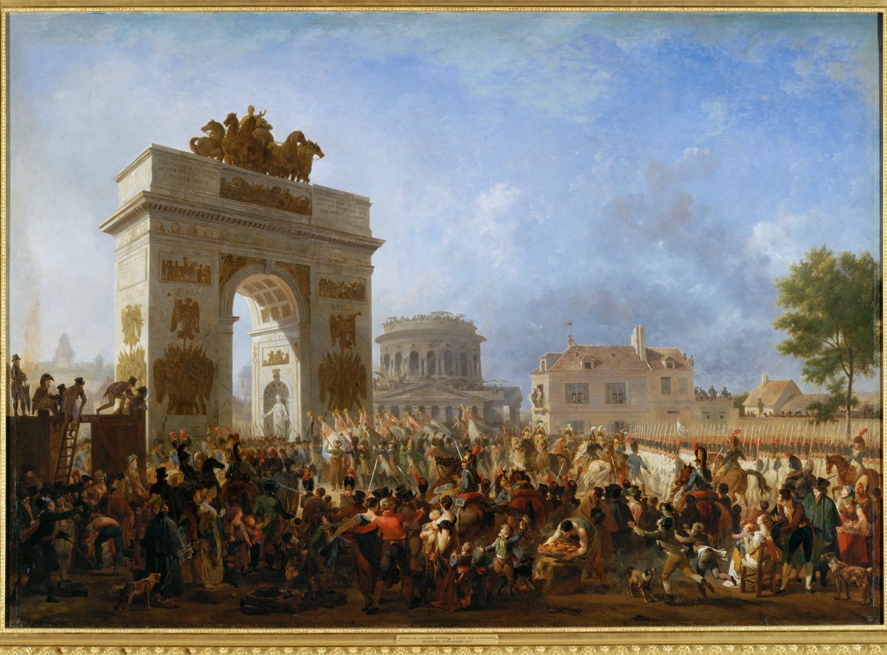 Ingresso della Guardia Imperiale a Parigi, dalla barriera di Pantin, il 15 novembre 1807 ... da Nicolas Antoine Taunay