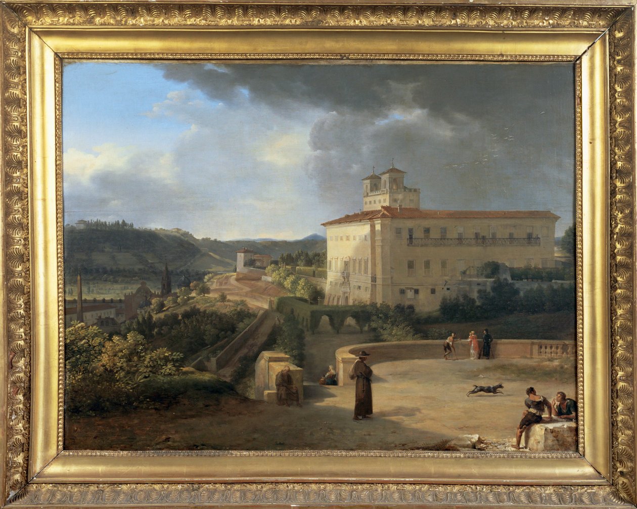 Vista su Villa Medici da Nicolas Antoine Taunay