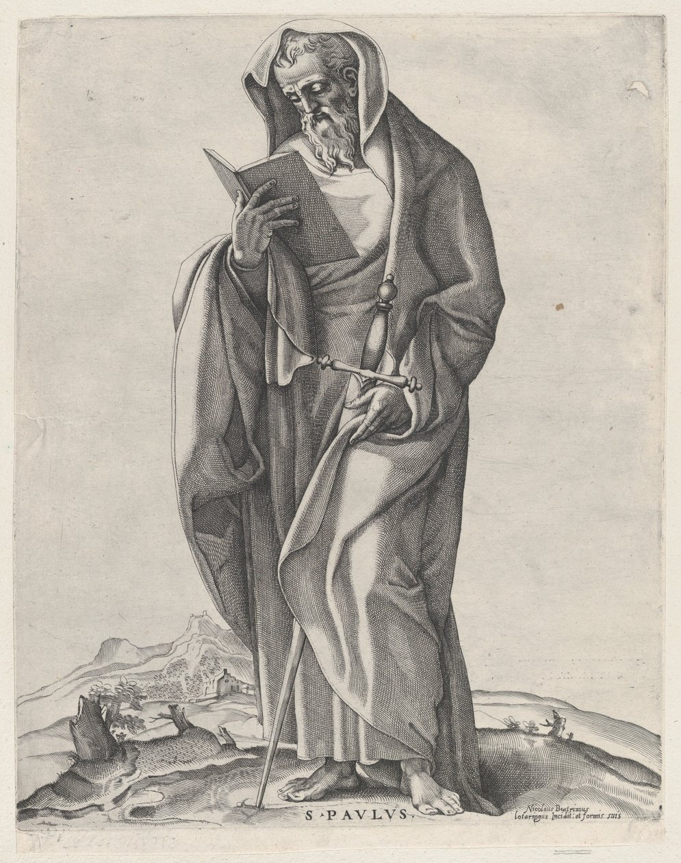 Un vecchio San Paolo da Nicolas Beatrizet