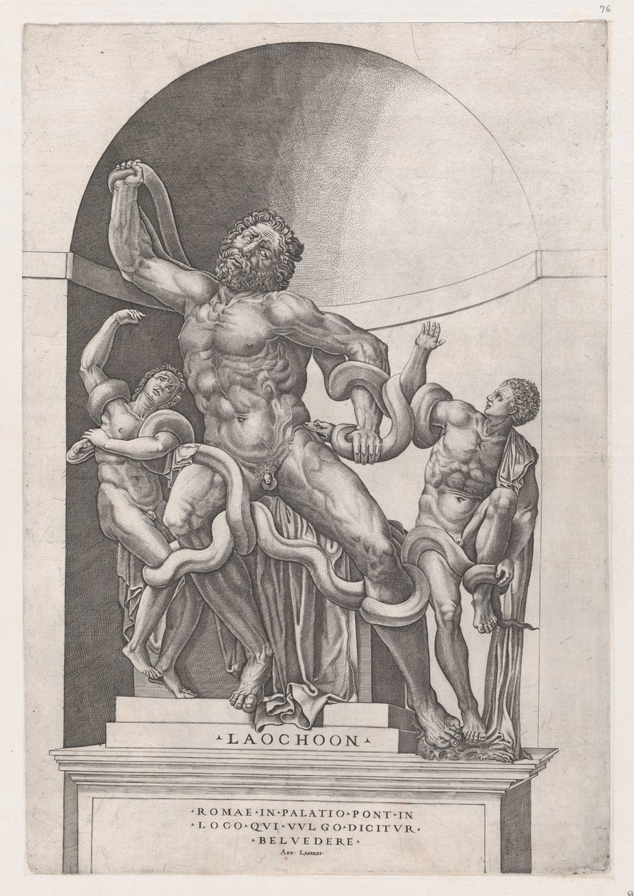 Speculum Romanae Magnificentiae: Laocoonte da Nicolas Beatrizet
