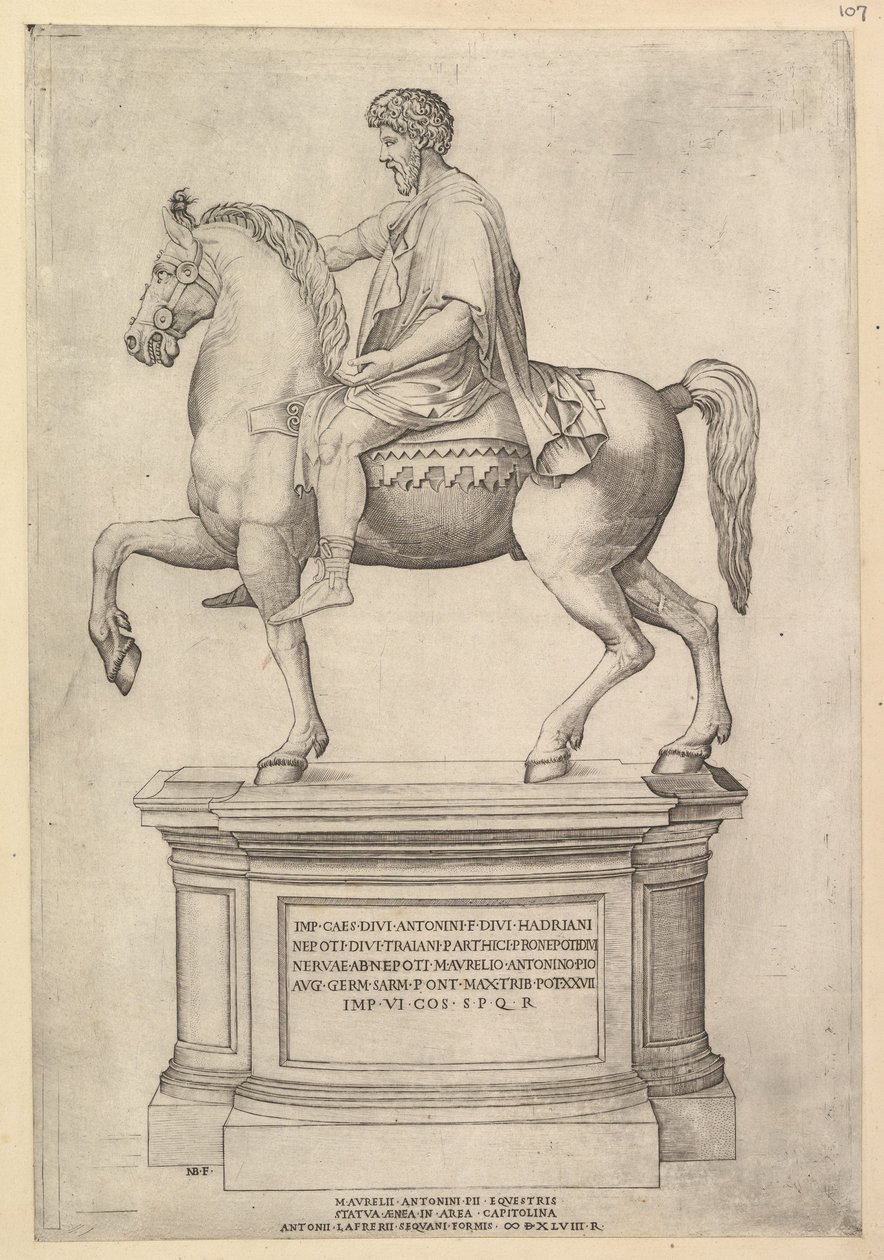 Speculum Romanae Magnificentiae: Marco Aurelio da Nicolas Beatrizet