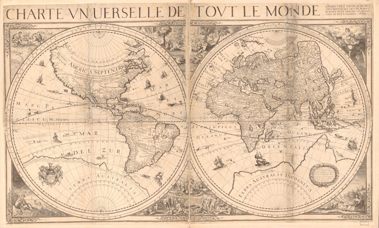 Rilievo mostrato pittoricamente. Include note. Le illustrazioni includono immagini del giardino dell