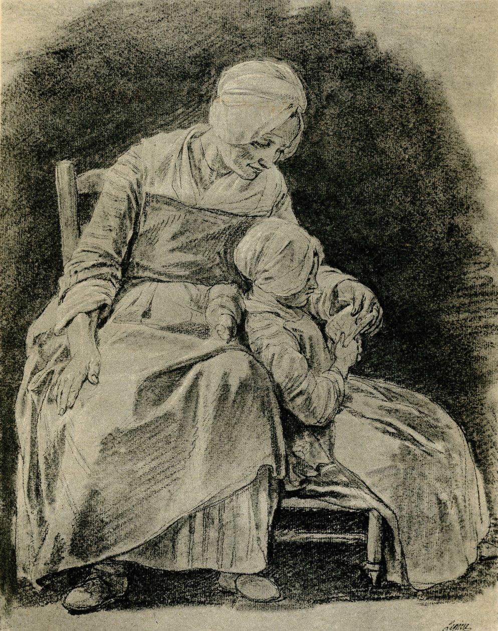 Educazione materna da Nicolas Bernard Lepicie