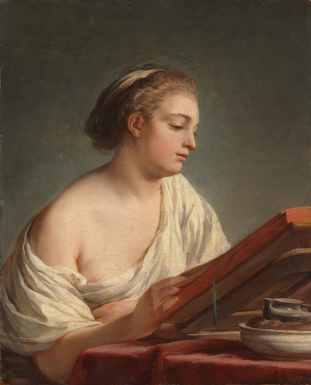 Donna che legge da Nicolas Bernard Lepicie