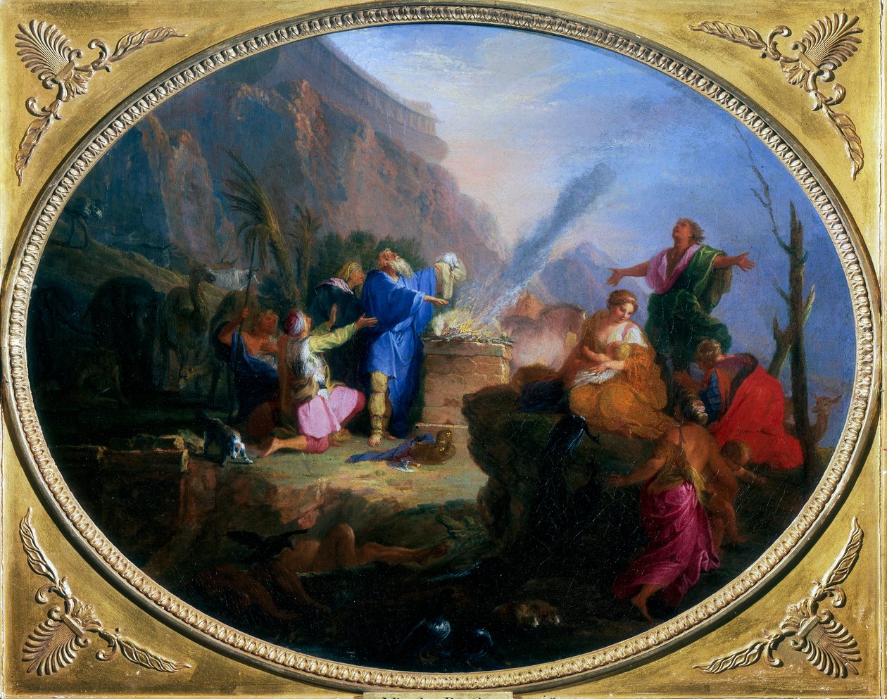 Il sacrificio di Noè, c1688-1736 da Nicolas Bertin