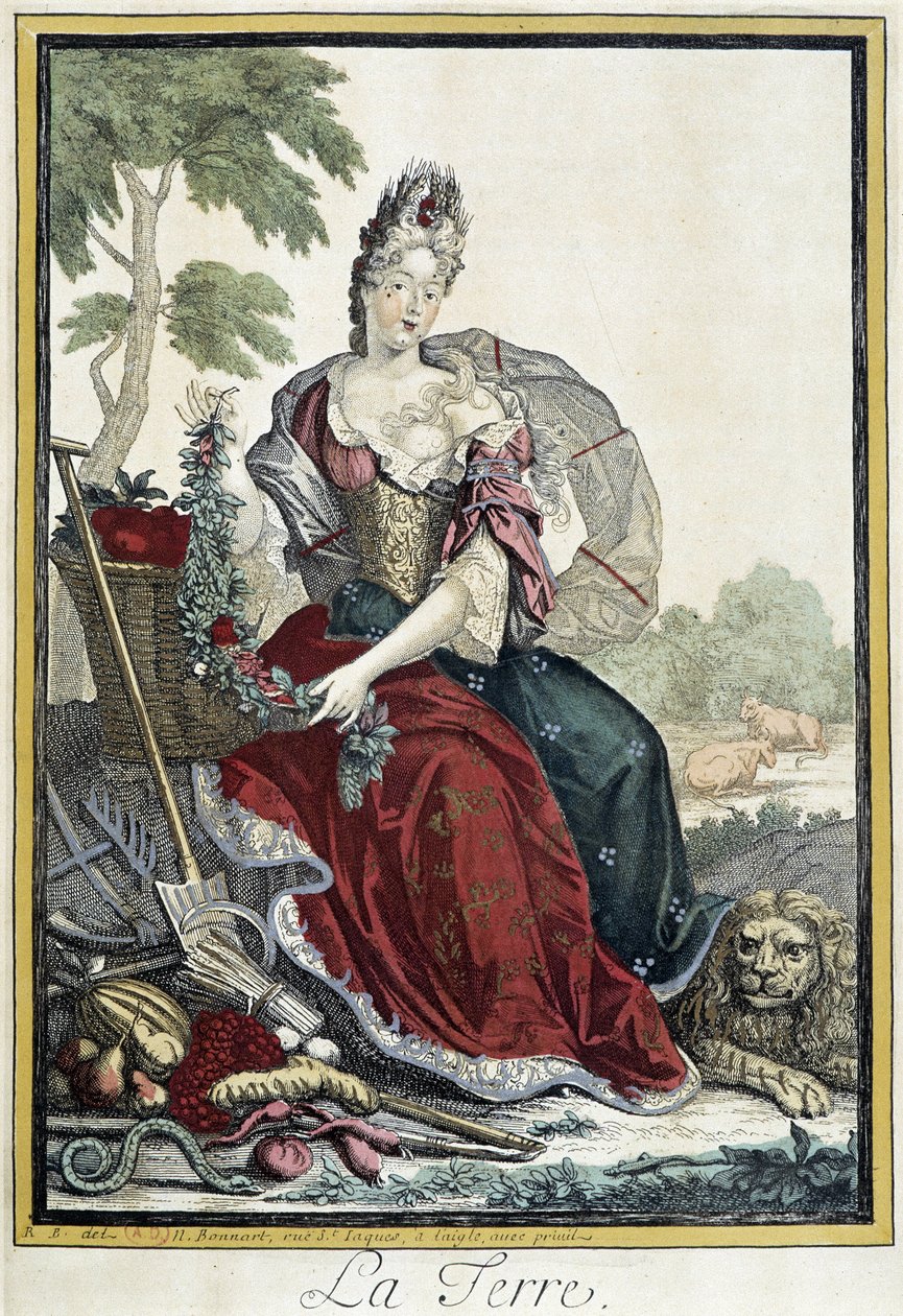 Allegoria della Terra da Nicolas Bonnart