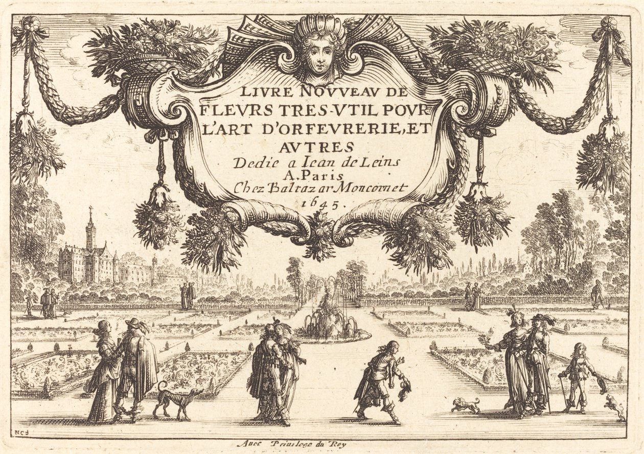 Pagina del titolo da Nicolas Cochin after Balthasar Moncornet