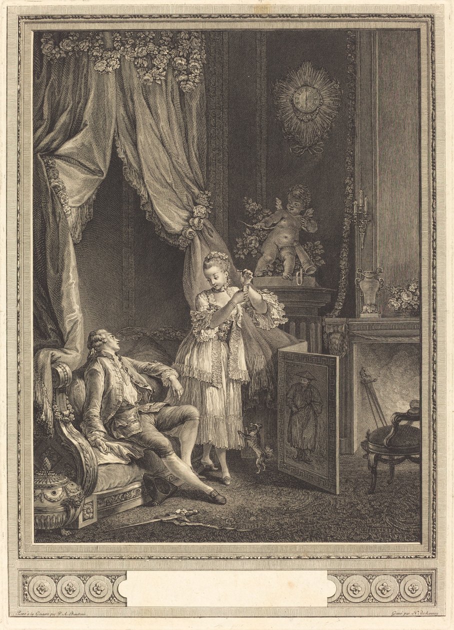 La Faretra Vuota da Nicolas Delaunay after Pierre Antoine Baudouin