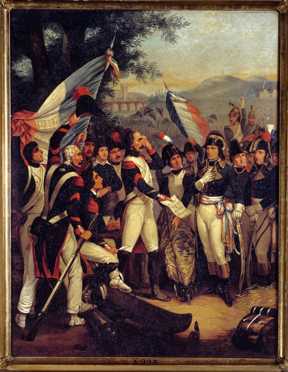 Il certificato di caporale a Lodi (10/05/1796) da Nicolas Eustache Morin