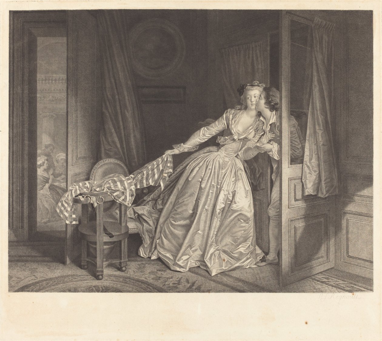 Il bacio rubato da Nicolas Francois Regnault