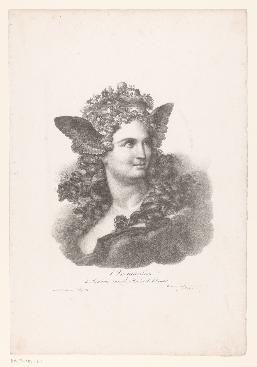 Personificazione della fantasia da Nicolas Henri Jacob