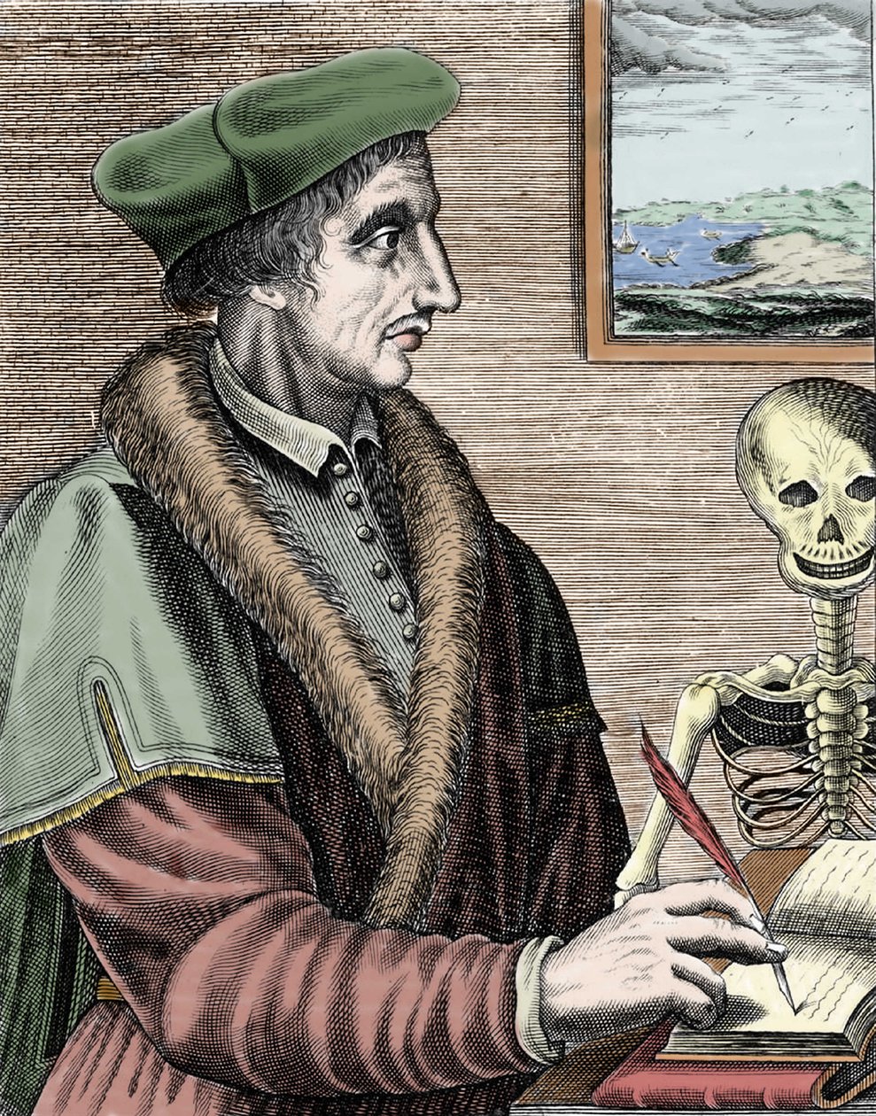 Jean Fernel (1497-1558), astronomo, matematico e medico francese da Nicolas II de Larmessin