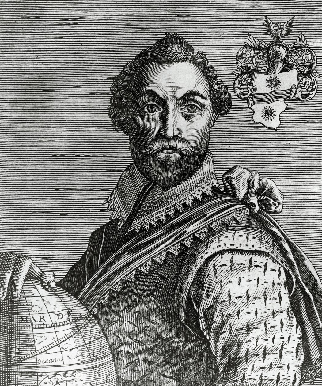 Ritratto di Francis Drake (1540-1596) da Nicolas II de Larmessin