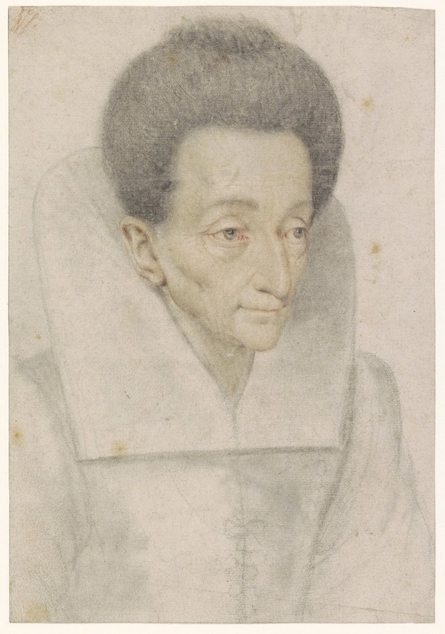 Ritratto di una donna anziana da Nicolas Lagneau