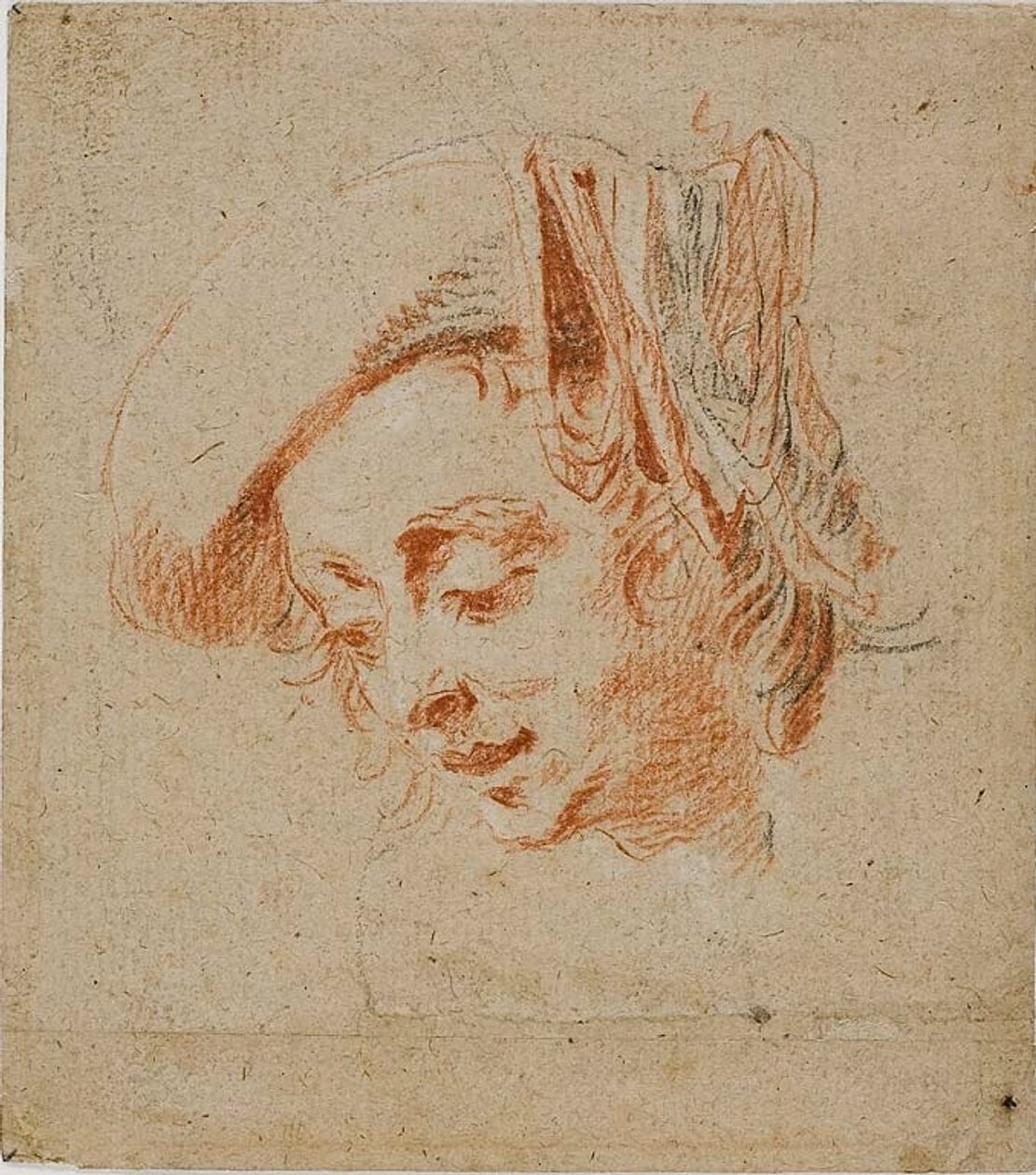 Testa di uomo da Nicolas Lancret