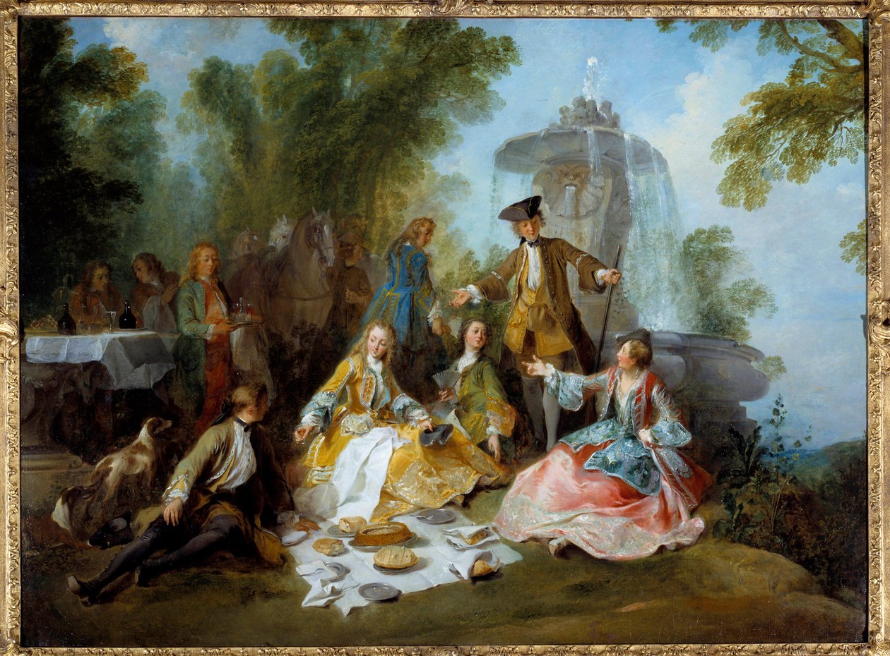 Pranzo di caccia da Nicolas Lancret