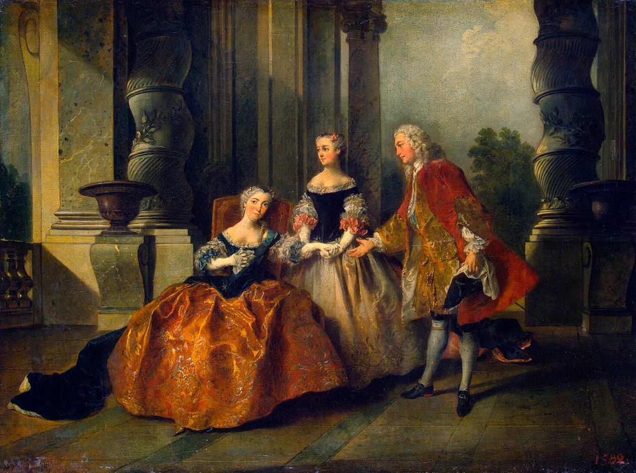 Scena dalla Tragedia Le Comte d