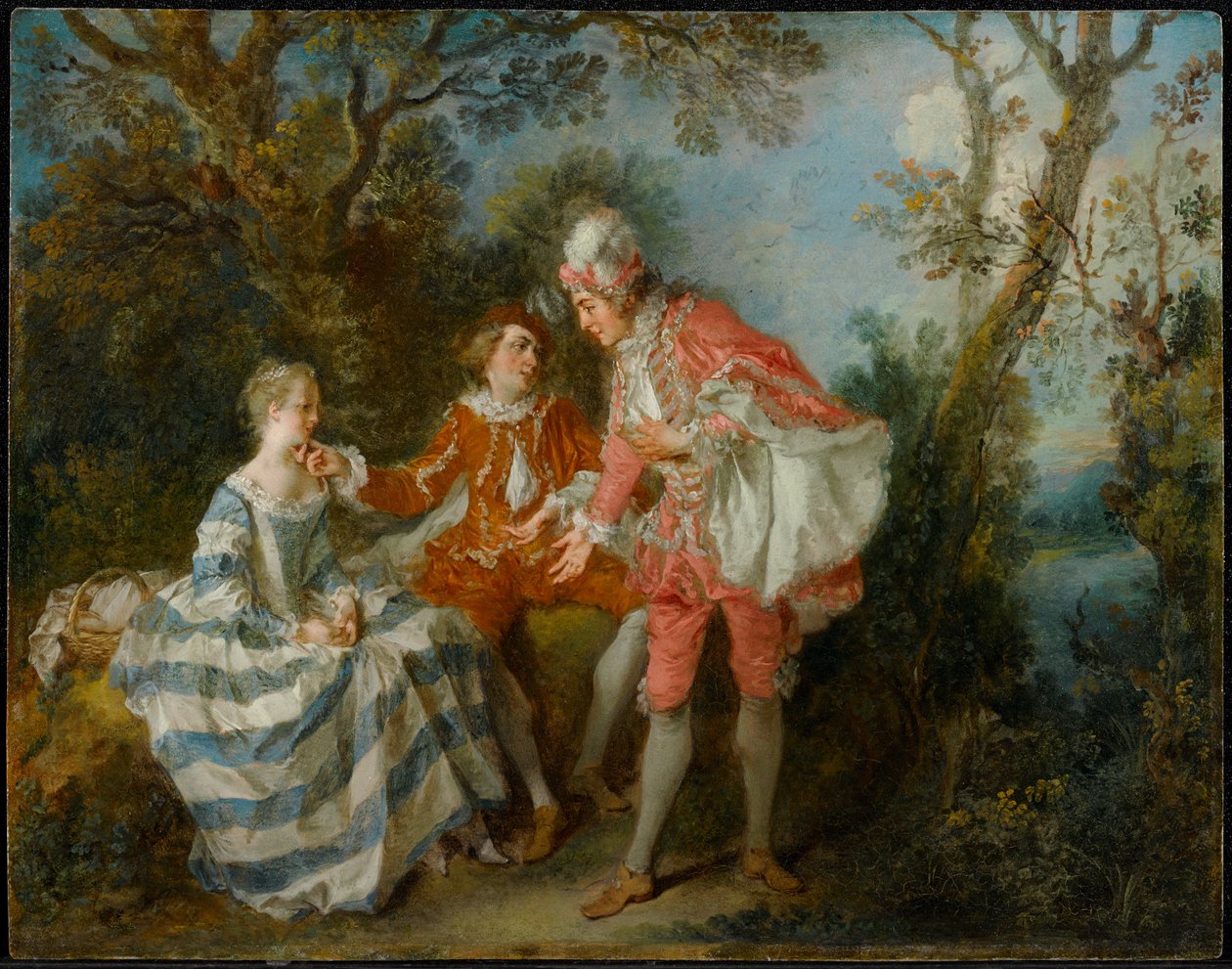 Due amici da Nicolas Lancret